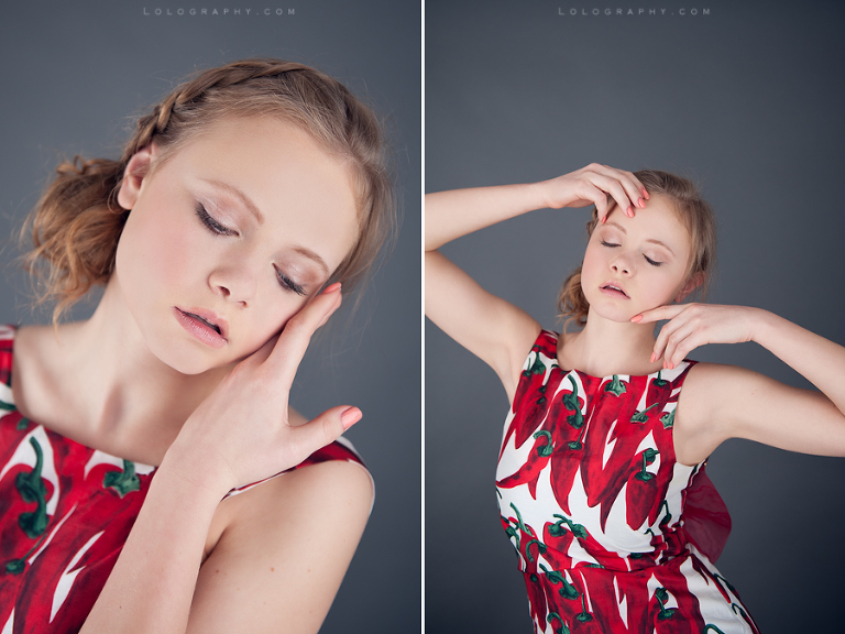 Studio Beauty Shoot With Marina | London Portrait Photographer
